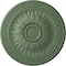 Ekena Millwork Randee Ceiling Medallion (Fits Canopies up to 3 7/8"), Hand-Painted Athenian Green, 20"OD x 1 3/8"P CM20HAAGF - alternate 1